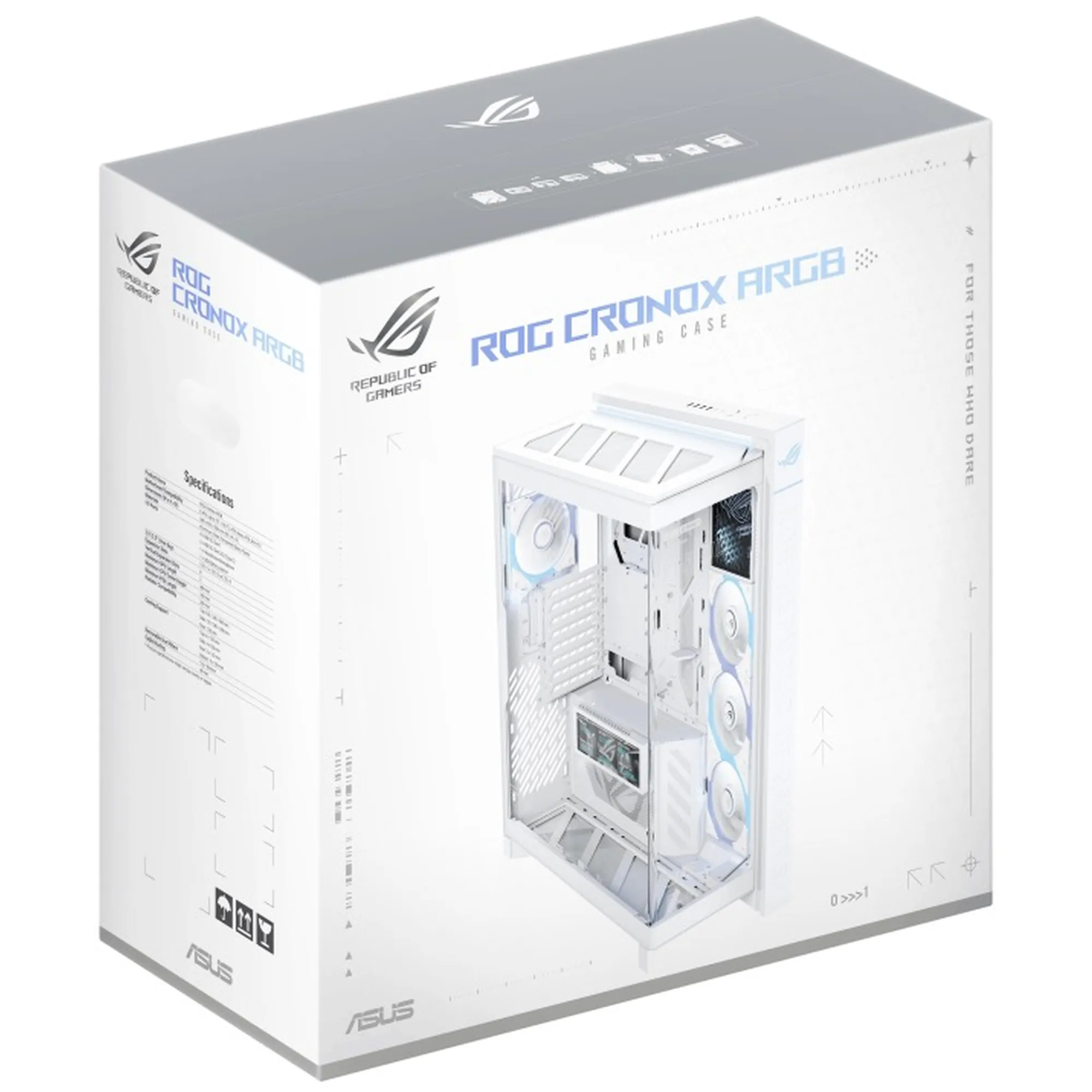 Купить Корпус ASUS ROG Cronox ARGB GR801 White (90DC00T3-B09030) - фото 21