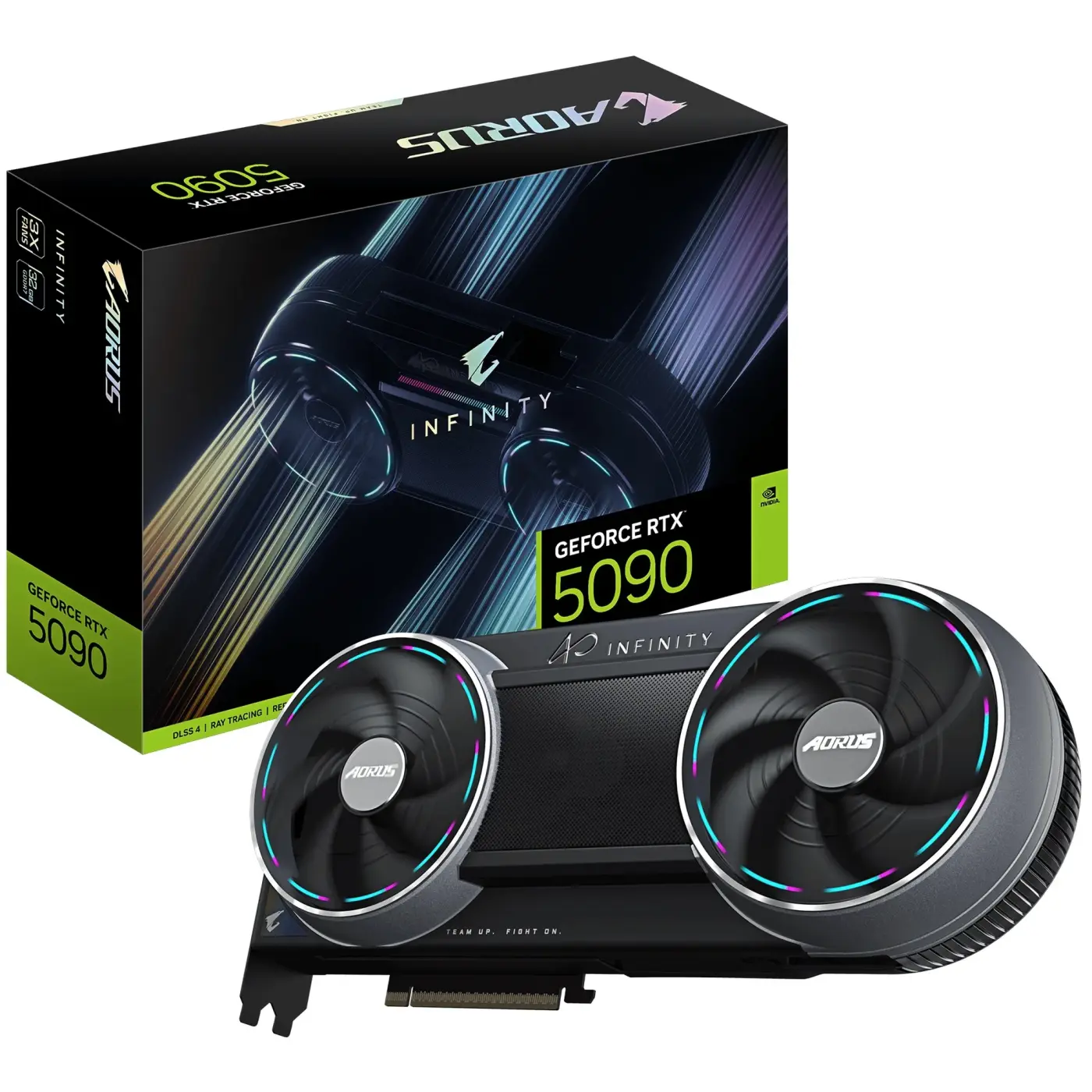 Купить Видеокарта GIGABYTE Nvidia GeForce RTX 5090 AORUS INFINITY 32G (GV-N5090AORUS IF-32GD) - фото 10