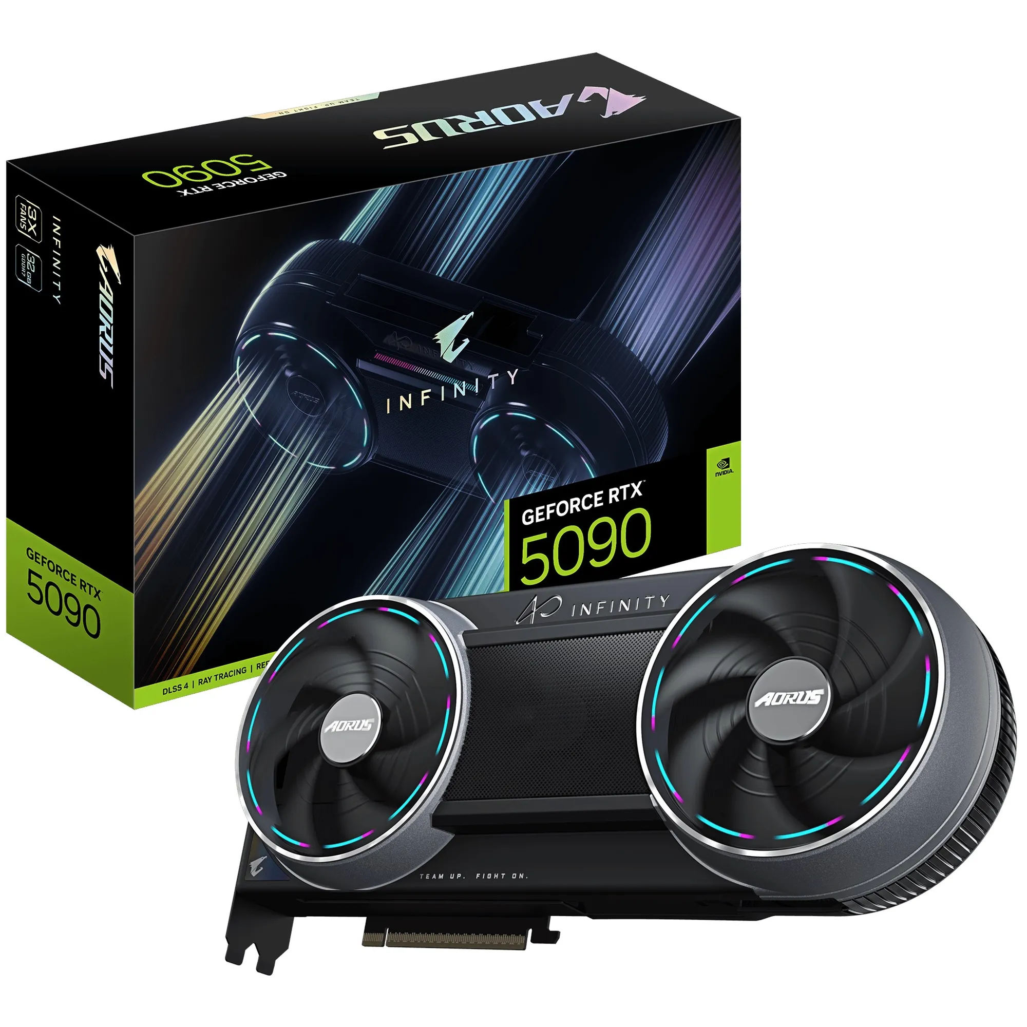 Купить Видеокарта GIGABYTE Nvidia GeForce RTX 5090 AORUS INFINITY 32G (GV-N5090AORUS IF-32GD) - фото 10