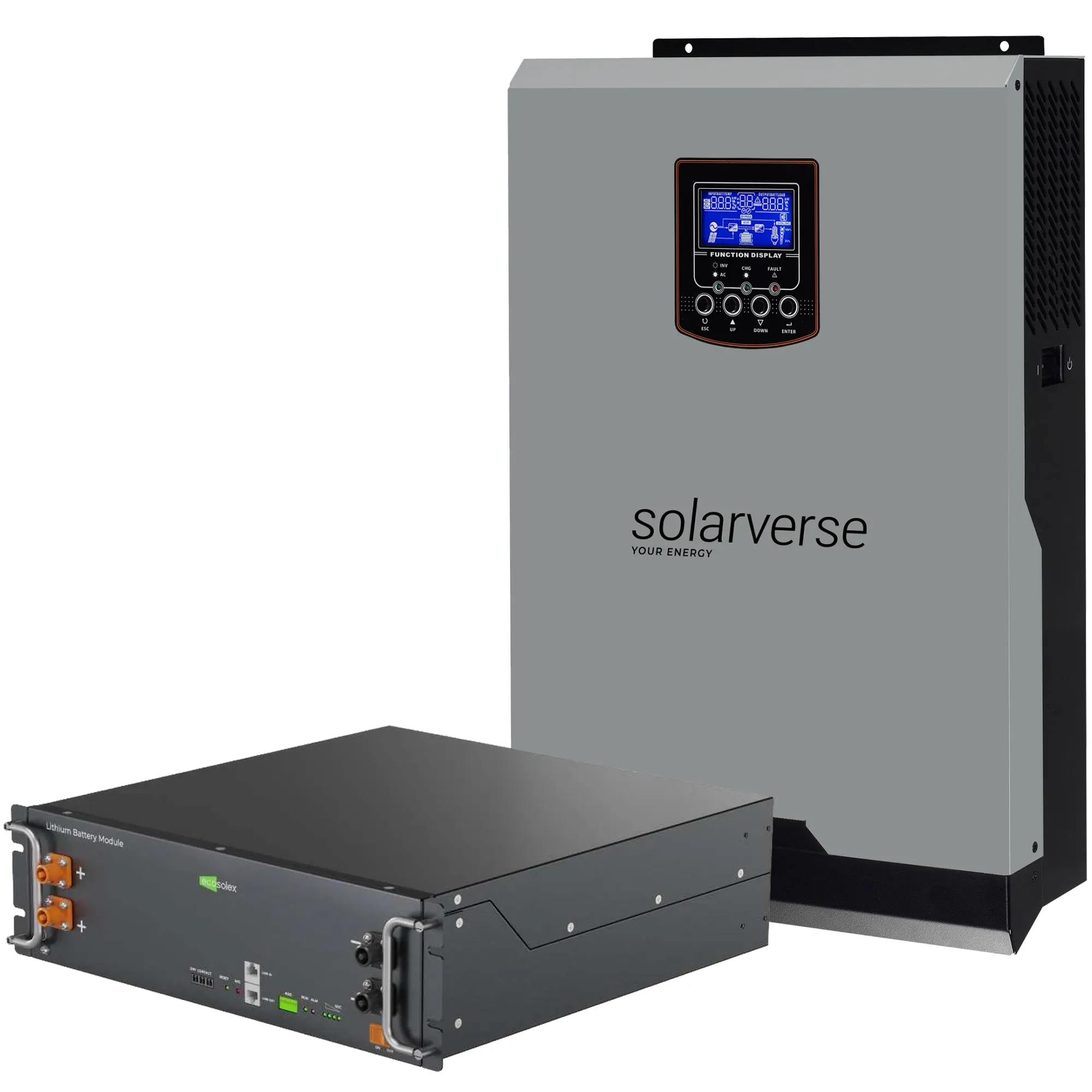Купить Система хранения энергии Solarverse SV-1SV8K1-LEC5K1-1 8kW 5.1kWh 1BAT LiFePO4 ≥6000 циклов - фото 1