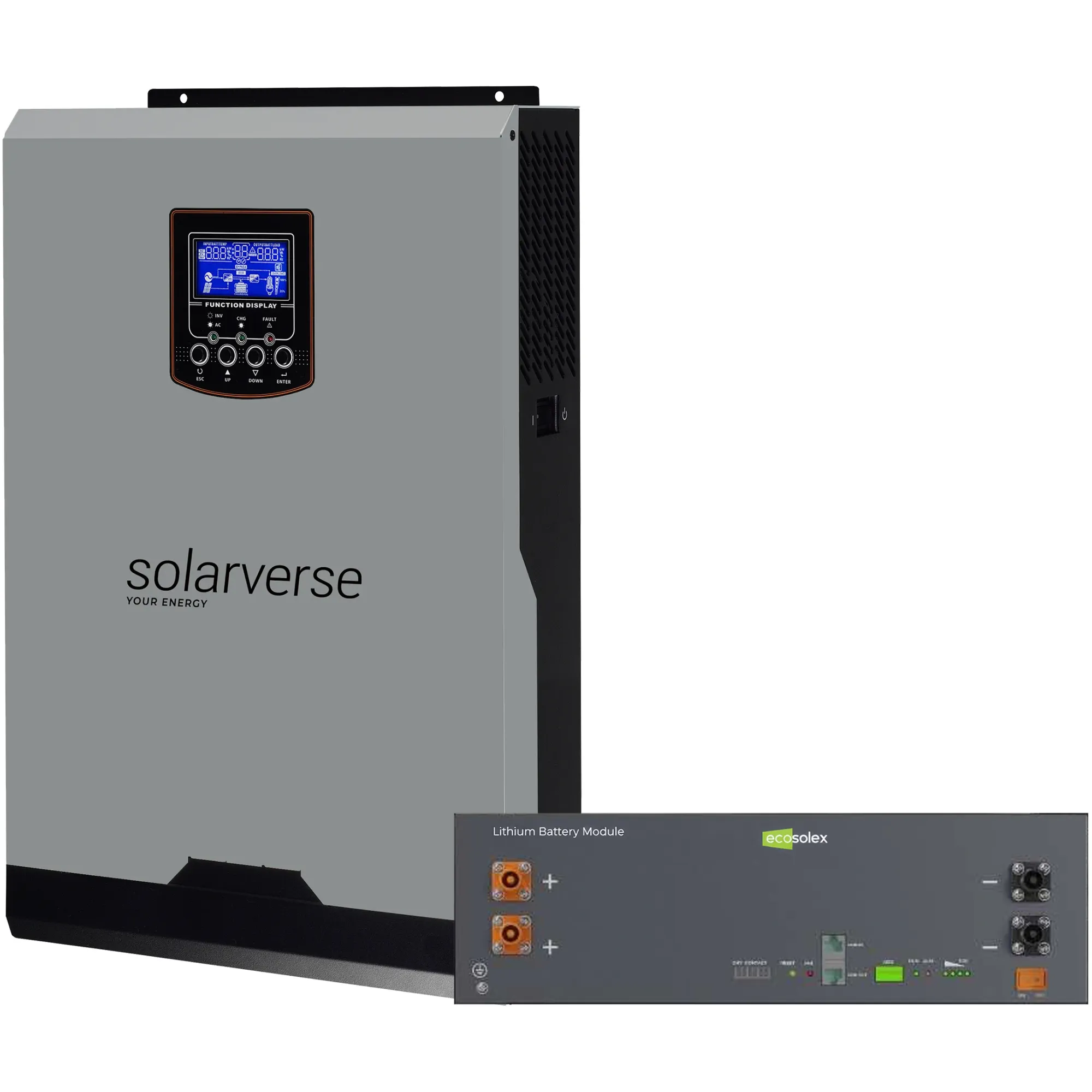 Купить Система хранения энергии Solarverse SV-1SV8K1-LEC5K1-1 8kW 5.1kWh 1BAT LiFePO4 ≥6000 циклов - фото 2