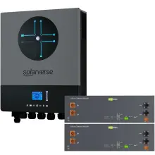 Купить Система хранения энергии Solarverse SV-1SV5K2-LEC10K1-1 5kW 10.2kWh 2BAT LiFePO4 ≥6000 циклов - фото 2