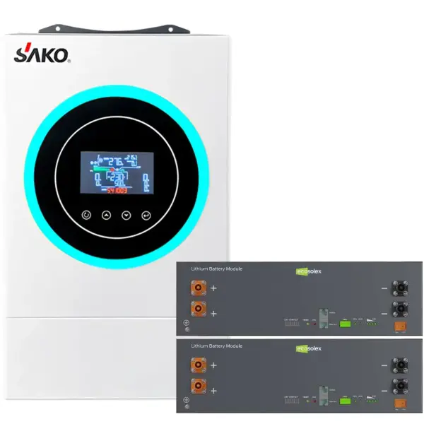 Купить Система хранения энергии SAKO SV-1SN6.2К1-LEC10K1-1 5kW 10.2kWh 2BAT LiFePO4 ≥6000 циклов - фото 2