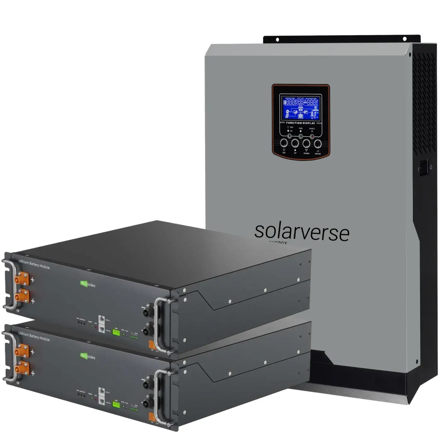 Купить Система хранения энергии Solarverse SV-1SV8K1-LEC10K1-1 8kW 10.2kWh 2BAT LiFePO4 ≥6000 циклов - фото 1