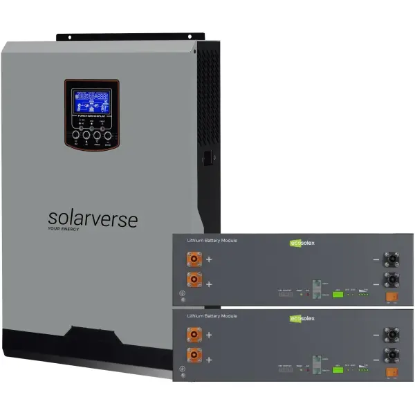 Купить Система хранения энергии Solarverse SV-1SV8K1-LEC10K1-1 8kW 10.2kWh 2BAT LiFePO4 ≥6000 циклов - фото 2