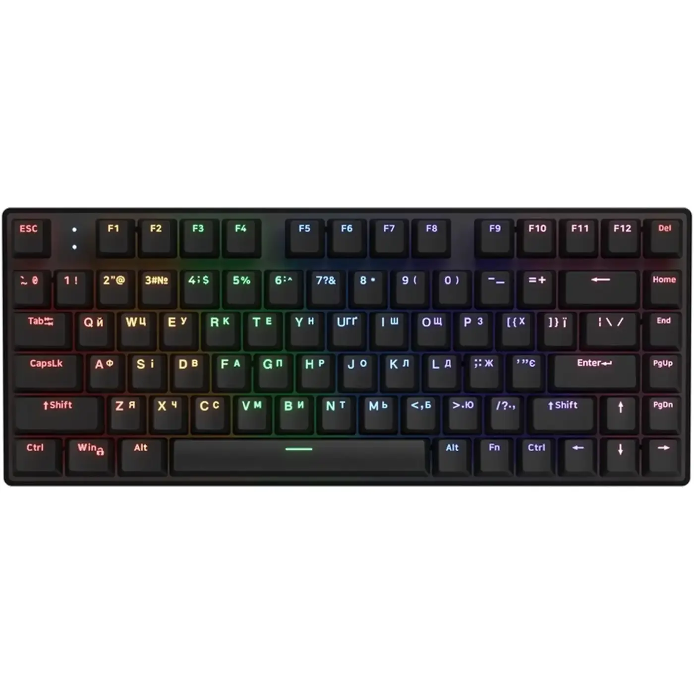 Купити Клавіатура Hator Icefall Mecha 75 wireless Rainbow black (HTK275UA) - фото 1