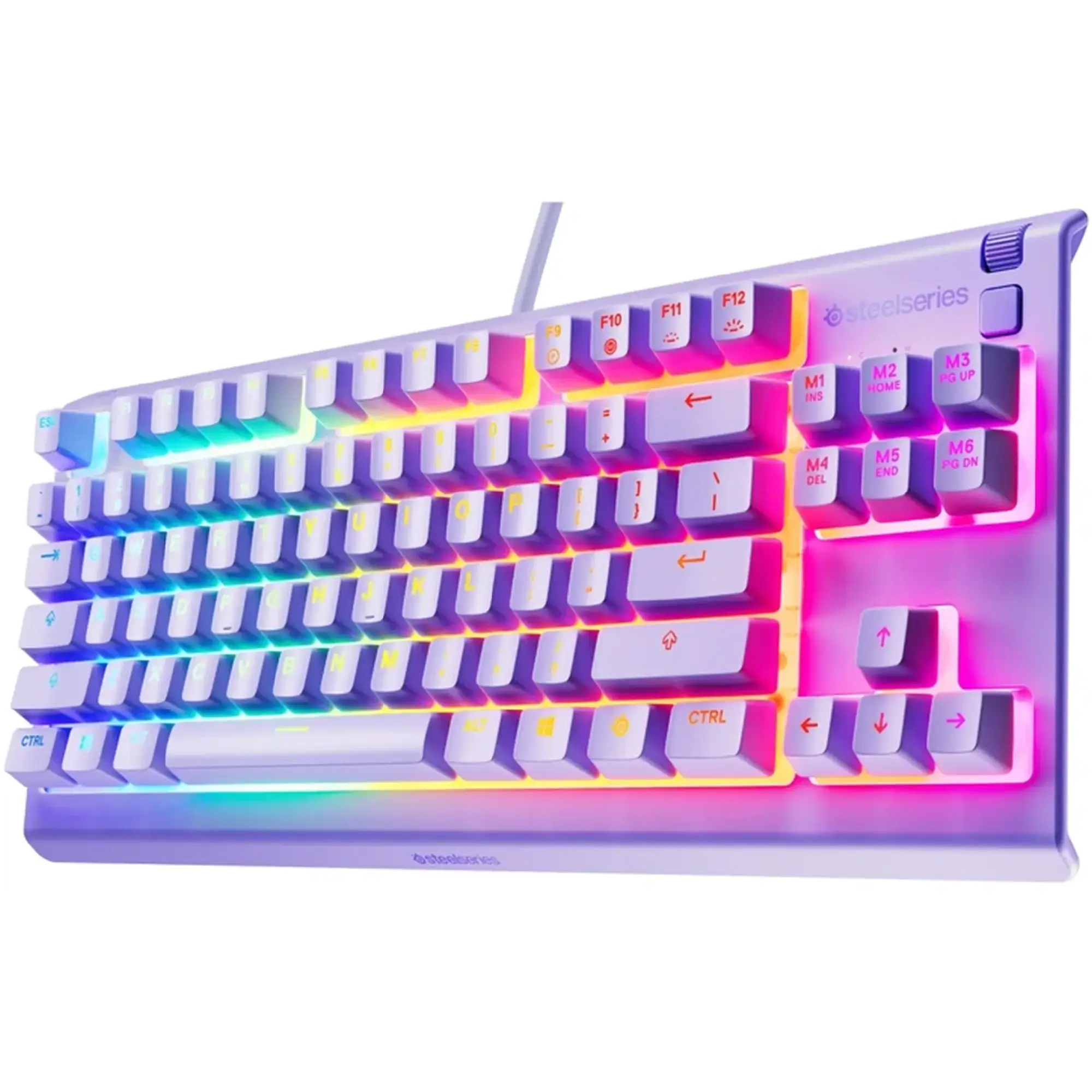 Купить Клавиатура SteelSeries Apex 3 TKL USB UA Lavender (64940) - фото 2