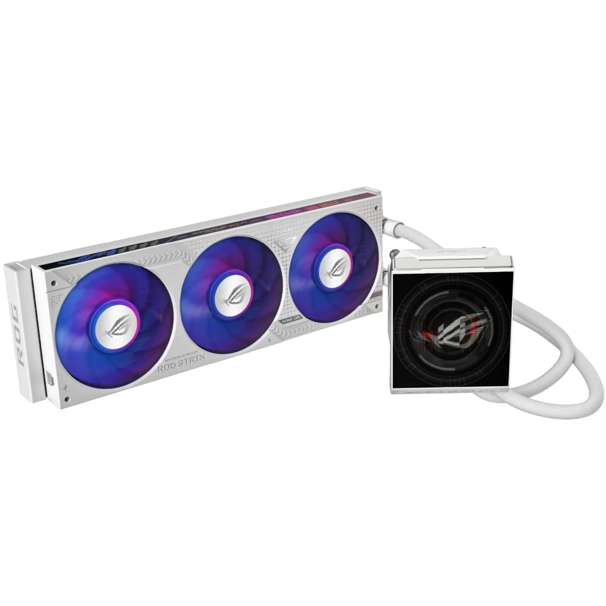 Купити Система водяного охолодження ASUS ROG Strix LC IV 360 ARGB LCD White (90RC01M1-B0EAY0) - фото 1