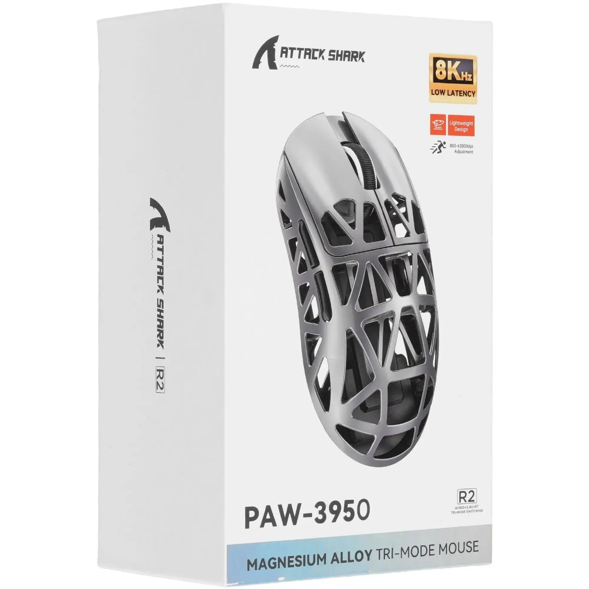 Купити Мишка Attack Shark R2 Wireless/Bluetooth (PAW3950) Black (R2B_AS) - фото 7