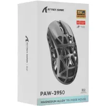 Купити Мишка Attack Shark R2 Wireless/Bluetooth (PAW3950) Silver gray (R2SGR_AS) - фото 6