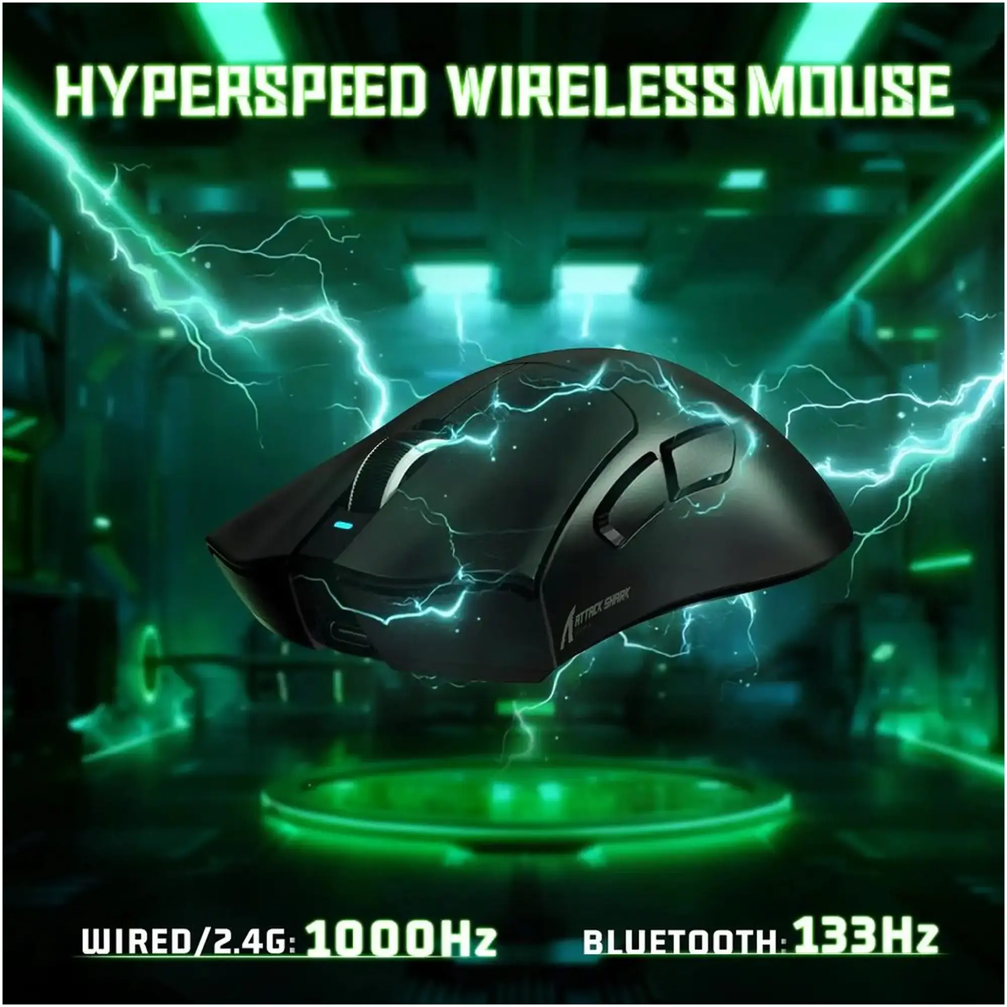 Купити Мишка Attack Shark V3 Ultra-Light Wireless PAW3311 Black (V3B_AS) - фото 2