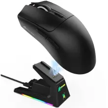 Купити Мишка Attack Shark X1 Wireless/Bluetooth (PAW3395PRO) Black (X1B_AS) - фото 2