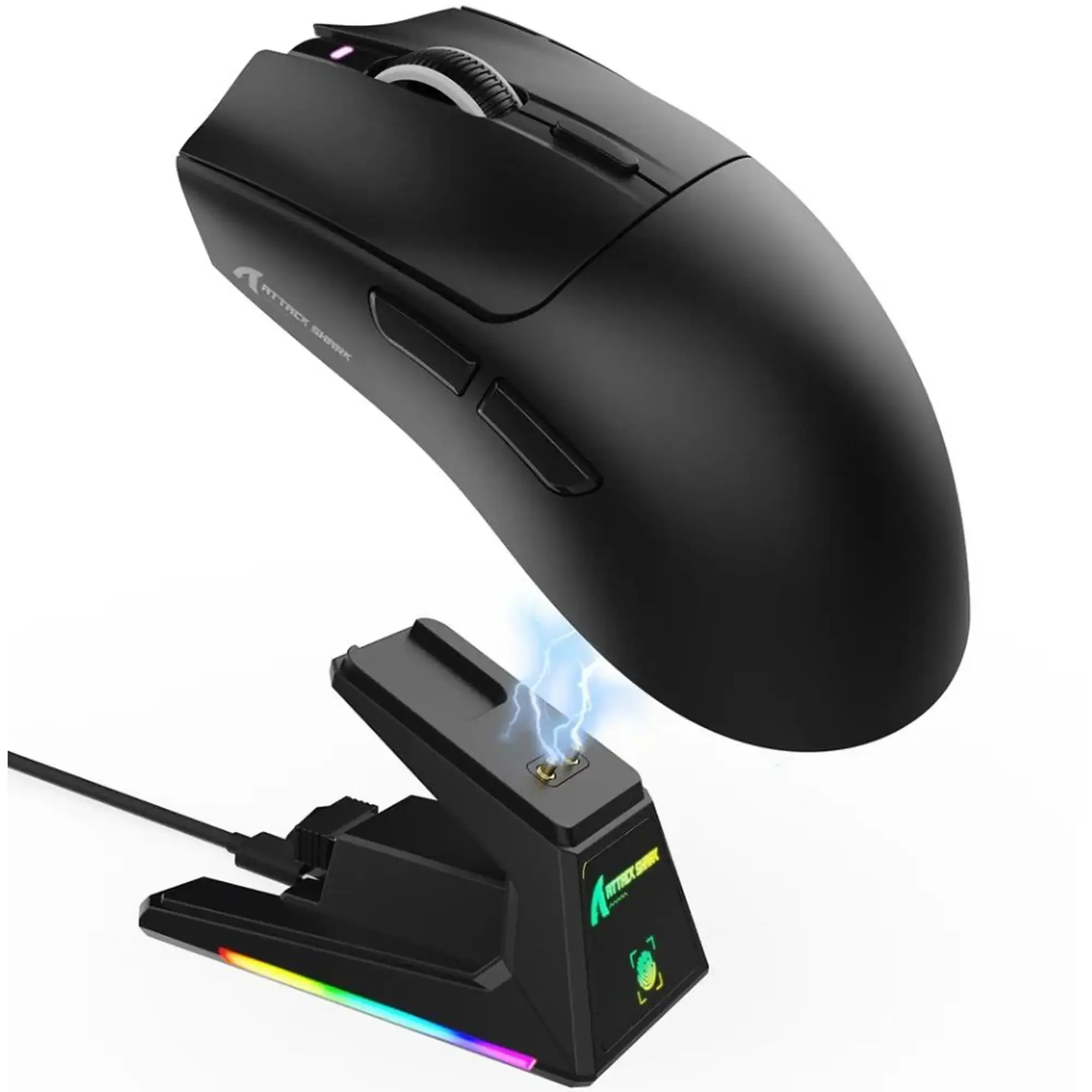 Купити Мишка Attack Shark X1 Wireless/Bluetooth (PAW3395PRO) Black (X1B_AS) - фото 2