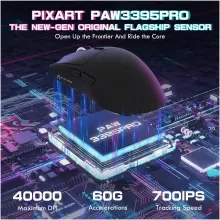 Купити Мишка Attack Shark X1 Wireless/Bluetooth (PAW3395PRO) Black (X1B_AS) - фото 3