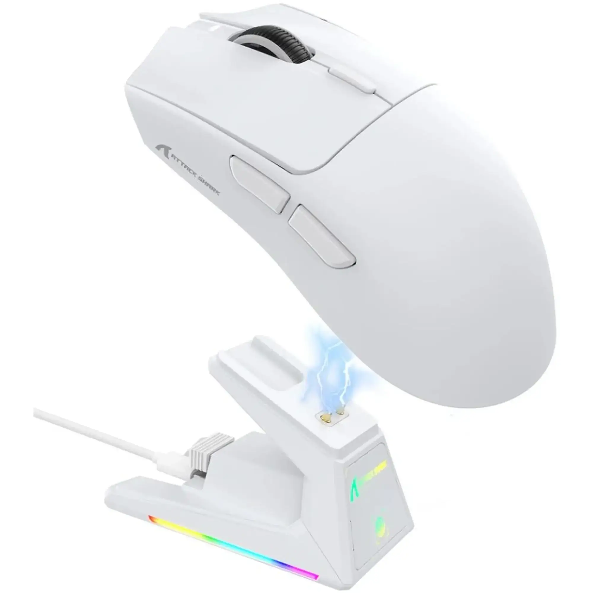 Купити Мишка Attack Shark X1 Wireless/Bluetooth (PAW3395PRO) White (X1W_AS) - фото 2