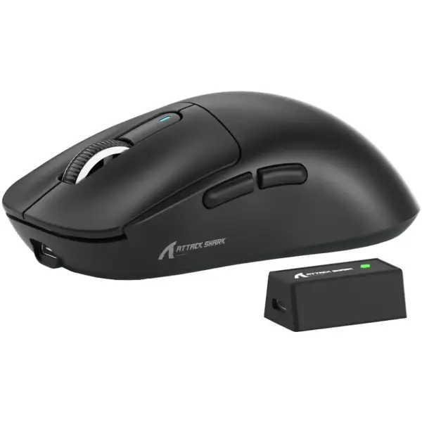 Купити Мишка Attack Shark X3 PRO Wireless/Bluetooth (PAW3395) Black (X3PROB_AS) - фото 2