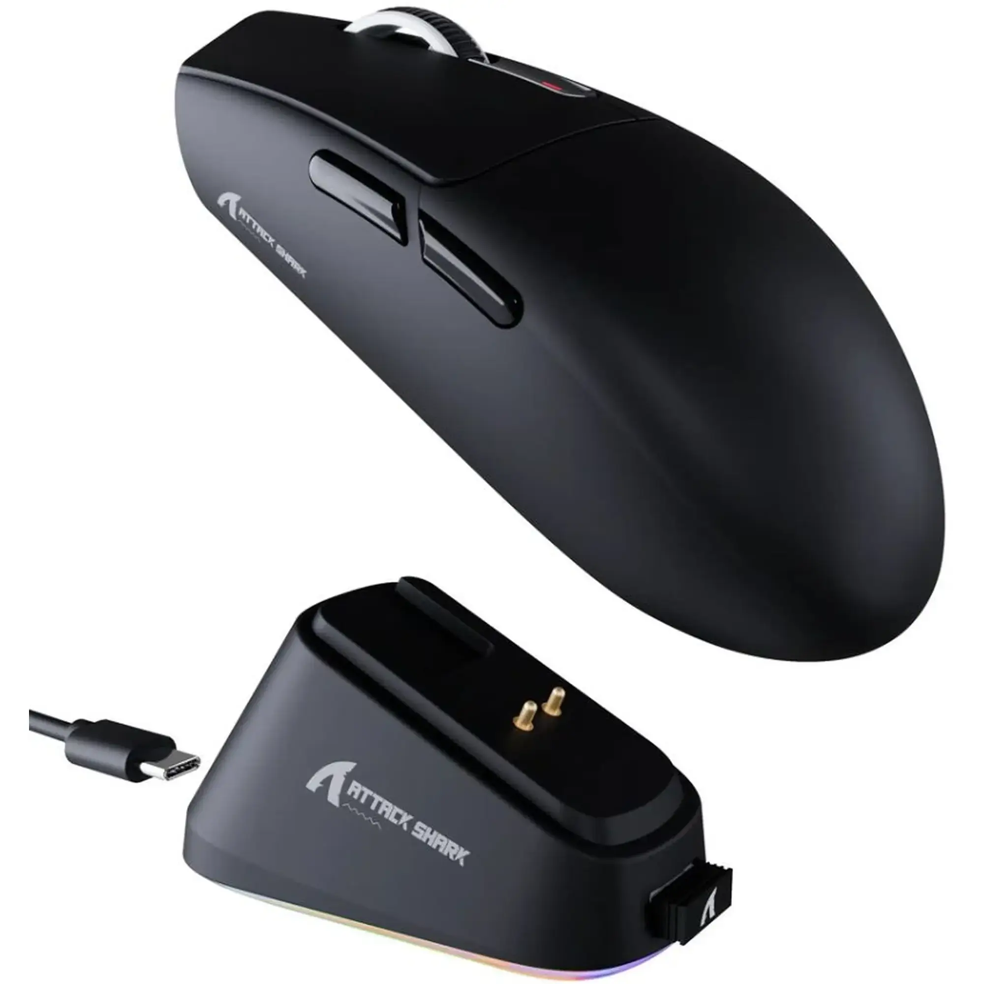Купити Мишка Attack Shark G3 PRO Wireless/Bluetooth (PAW3311) Black (G3PROB_AS) - фото 1