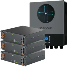 Купити Система зберігання енергії Solarverse SV-1SV8K1-LEC15K1-1 8kW 15.4kWh 3BAT LiFePO4 ≥6000 циклов - фото 2