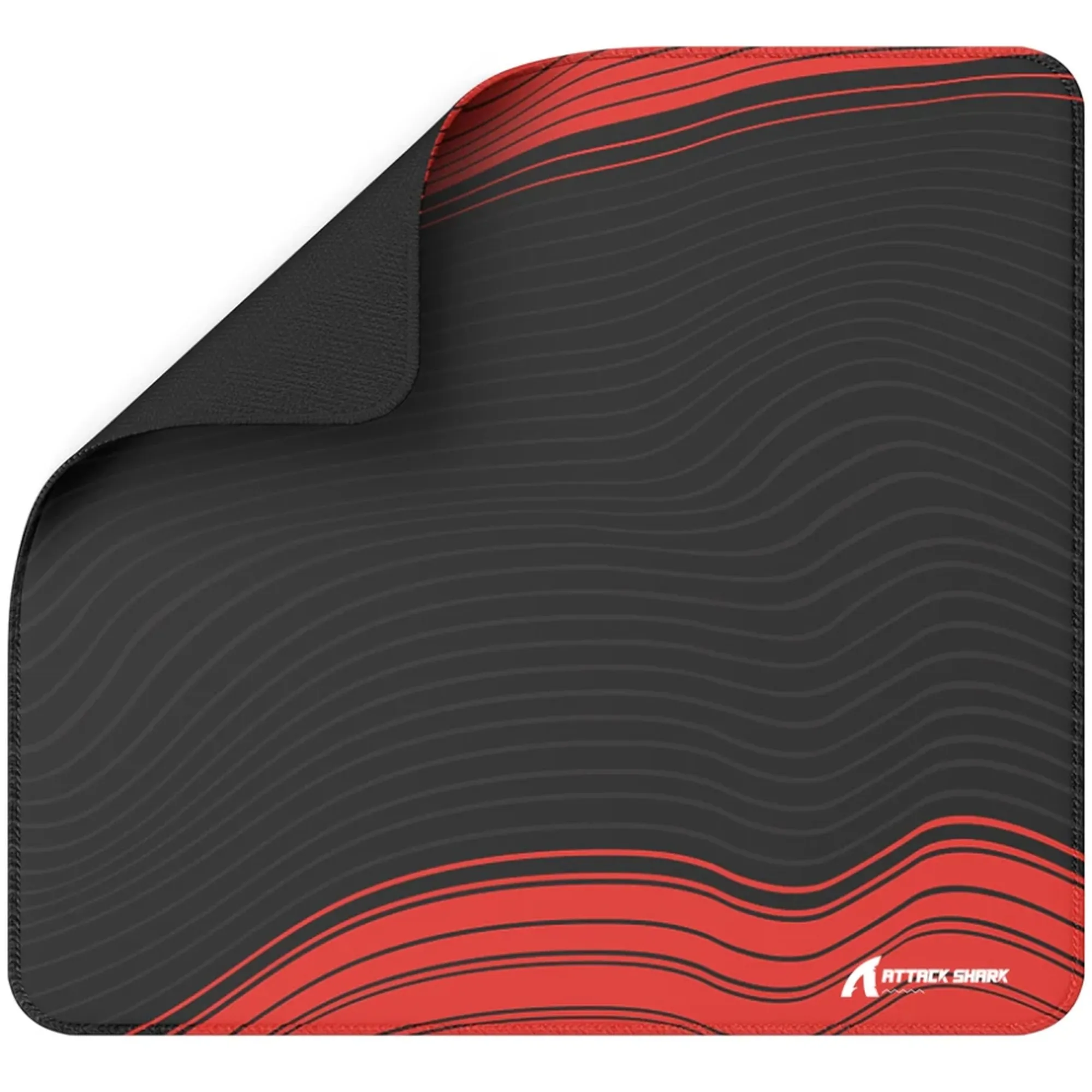 Купити Ігрова поверхняAttack Shark CM02 Contour line Black Red (CM02CLBR_AS) - фото 1