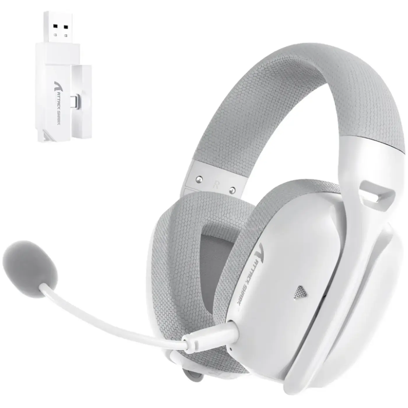 Купити Навушники Attack Shark L80PRO Wireless White (L80PROW_AS) - фото 1