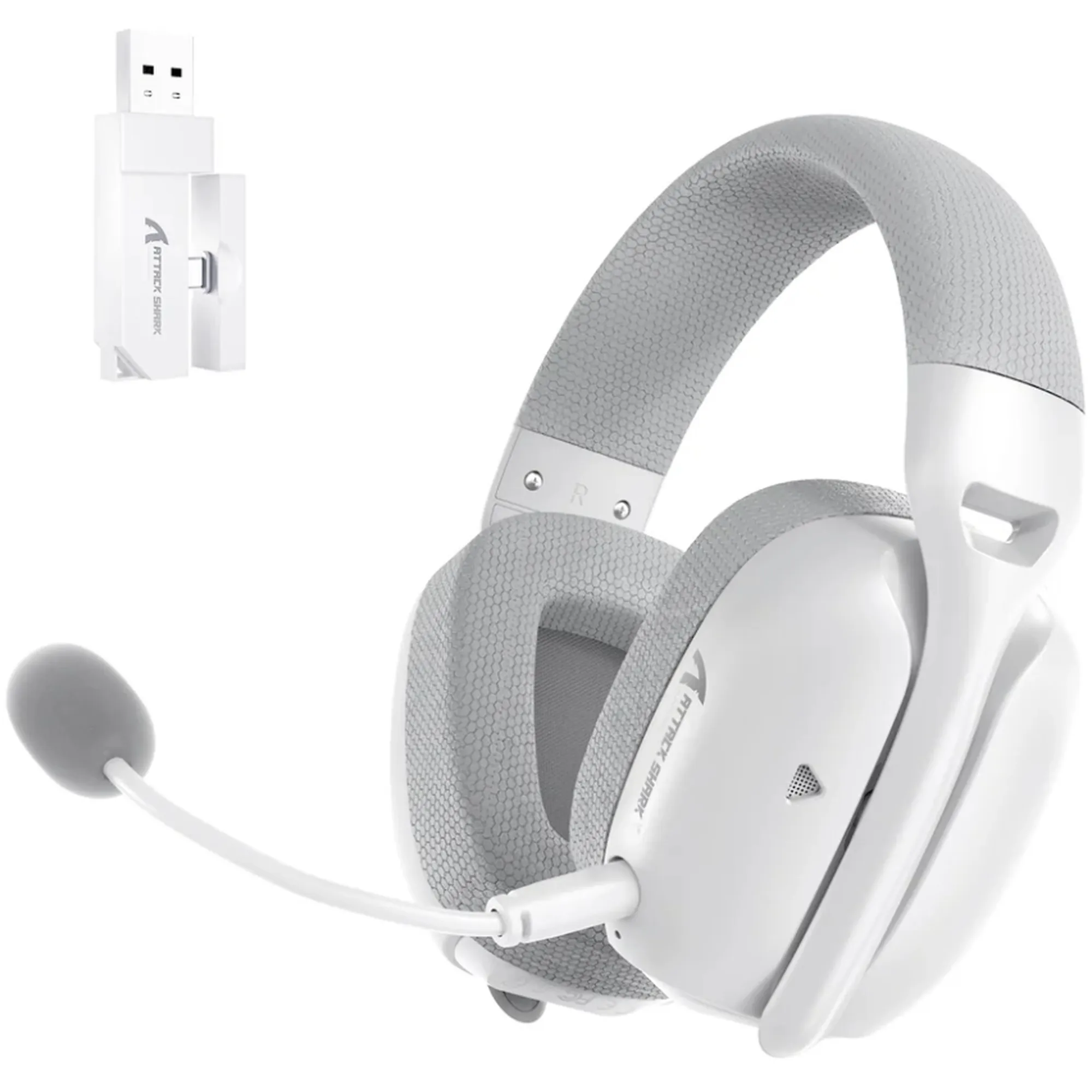 Купити Навушники Attack Shark L80PRO Wireless White (L80PROW_AS) - фото 1