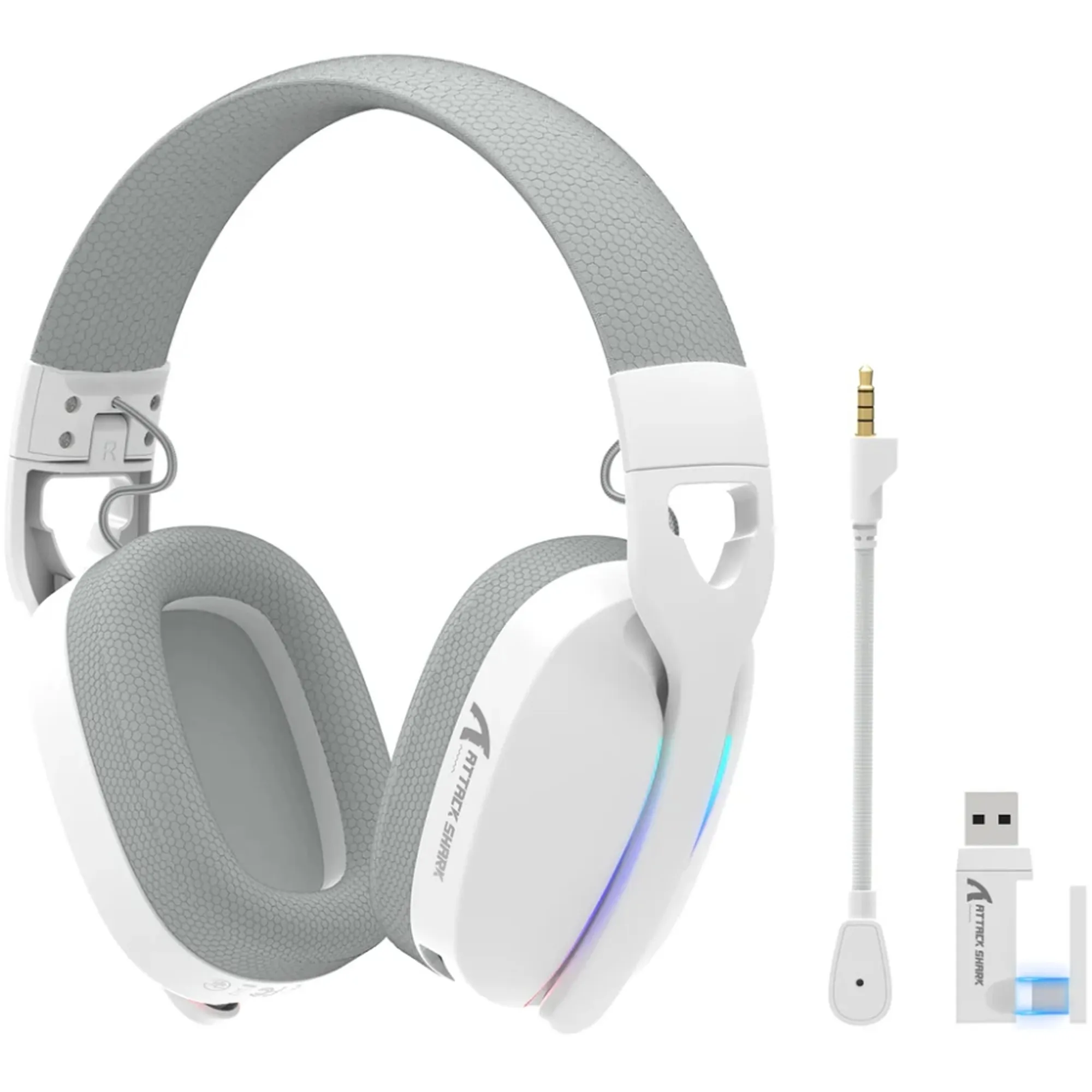 Купити Навушники Attack Shark L90 Wireless White (L90W_AS) - фото 1