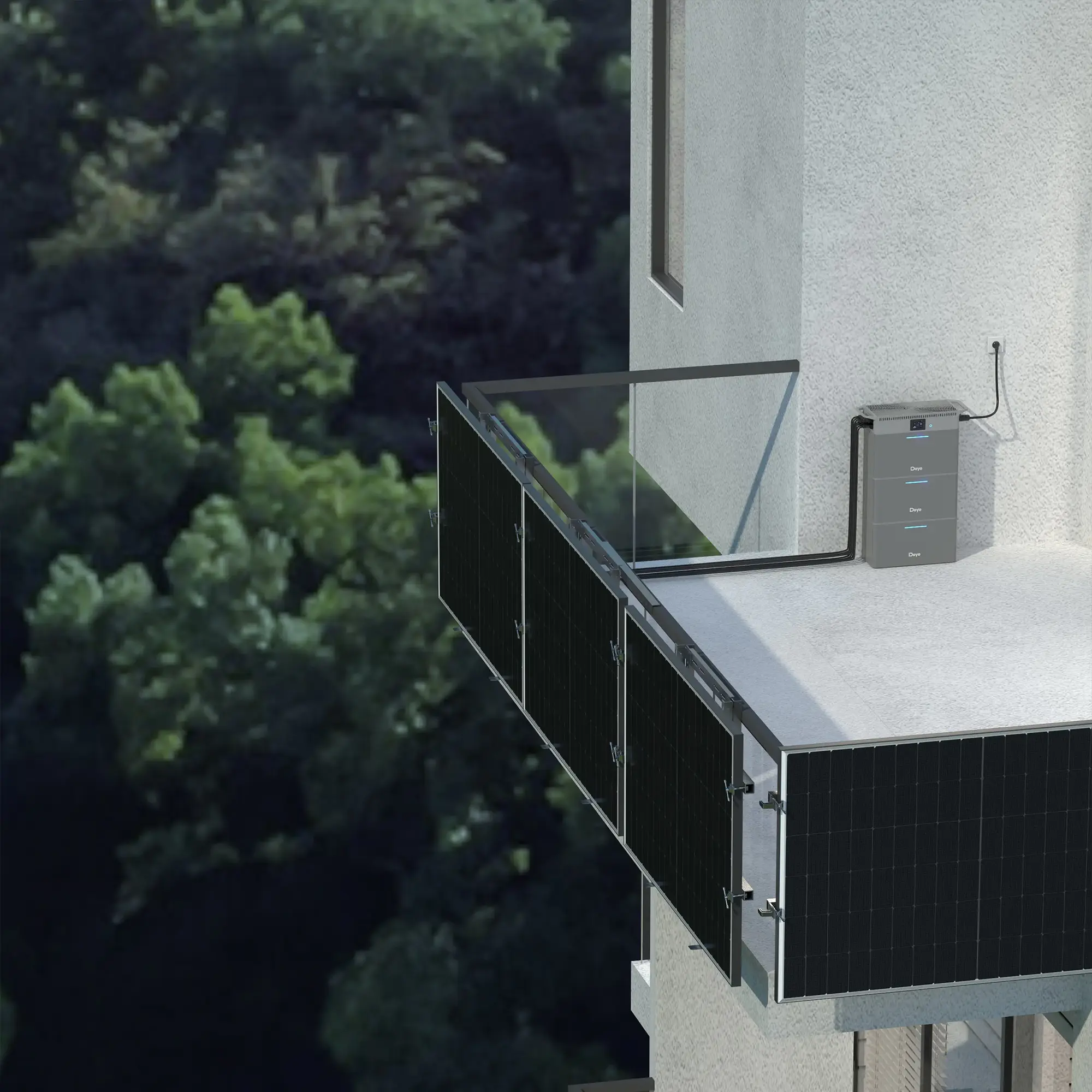 Купить Зарядная станция DEYE SUN-BK250 2500W 5.12kWh LiFePO4 51.2V 4 MPPT 220/230V Однофазная (SUN-BK250-5.12KWH-EU-AM4-32L) - фото 6