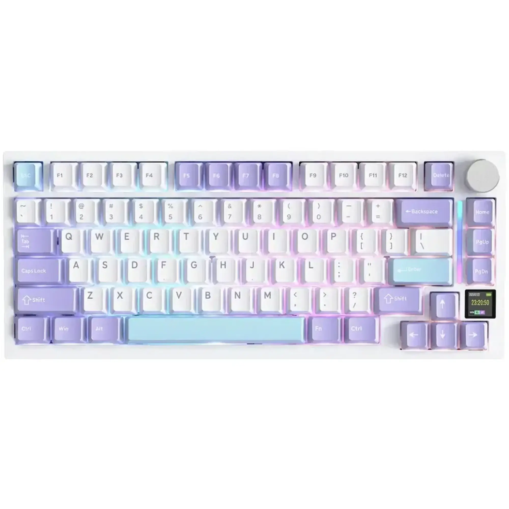 Купити Клавіатура Attack Shark X820 Ultra RGB Wireless Gift Axis White (X820ULTRAGA_AS) - фото 1
