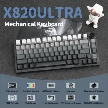 Купити Клавіатура Attack Shark X820 Ultra RGB Wireless Shark Axis Moonlight (X820ULTRASA_AS) - фото 5