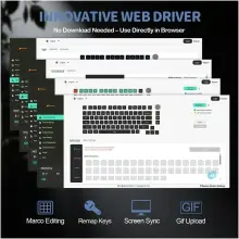 Купити Клавіатура Attack Shark X820 Ultra RGB Wireless Shark Axis Moonlight (X820ULTRASA_AS) - фото 7