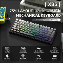Купити Клавіатура Attack Shark X85 RGB Wireless White Jade Switch Moonlit Night (X85MN_AS) - фото 5