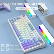 Купити Клавіатура Attack Shark X85 RGB Wireless White Jade Switch Starlight White (X85SW_AS) - фото 6