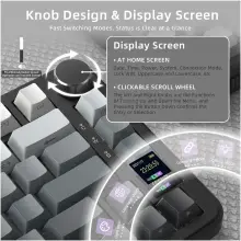 Купити Клавіатура Attack Shark X85PRO RGB Wireless Moonlit Night (X85PROMN_AS) - фото 2