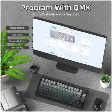Купити Клавіатура Attack Shark X85PRO RGB Wireless Moonlit Night (X85PROMN_AS) - фото 6