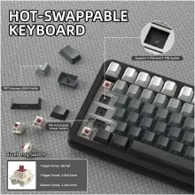 Купити Клавіатура Attack Shark X85PRO RGB Wireless Moonlit Night (X85PROMN_AS) - фото 9