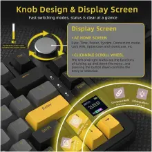 Купити Клавіатура Attack Shark X85PRO RGB Wireless Star Black (X85PROSB_AS) - фото 2