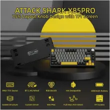 Купити Клавіатура Attack Shark X85PRO RGB Wireless Star Black (X85PROSB_AS) - фото 3