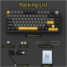 Купити Клавіатура Attack Shark X85PRO RGB Wireless Star Black (X85PROSB_AS) - фото 9