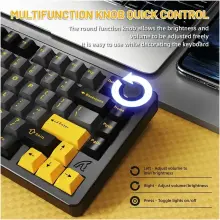 Купити Клавіатура Attack Shark X86 RGB Wireless Matcha Switch Star Black (X86SB_AS) - фото 2