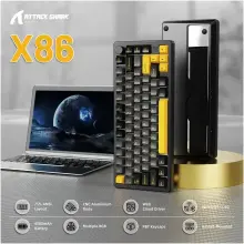 Купити Клавіатура Attack Shark X86 RGB Wireless Matcha Switch Star Black (X86SB_AS) - фото 6