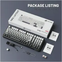 Купити Клавіатура Attack Shark X98 RGB Wireless Moonlight Night (X98ML_AS) - фото 9