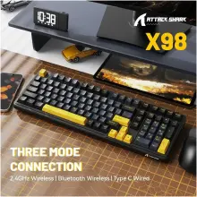 Купити Клавіатура Attack Shark X98 RGB Wireless Star Black (X98SB_AS) - фото 4
