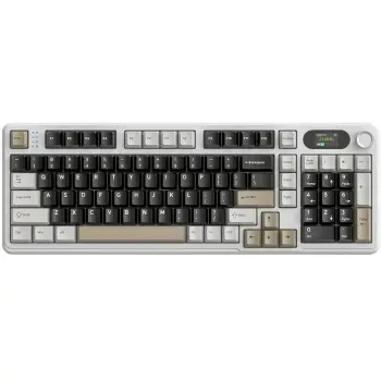 Купити Клавіатура Attack Shark X98 Pro RGB Wireless TFT Cheese white (X98PROCW_AS) - фото 1