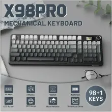 Купити Клавіатура Attack Shark X98 Pro RGB Wireless TFT Moonlit Night (X98PROMN_AS) - фото 4