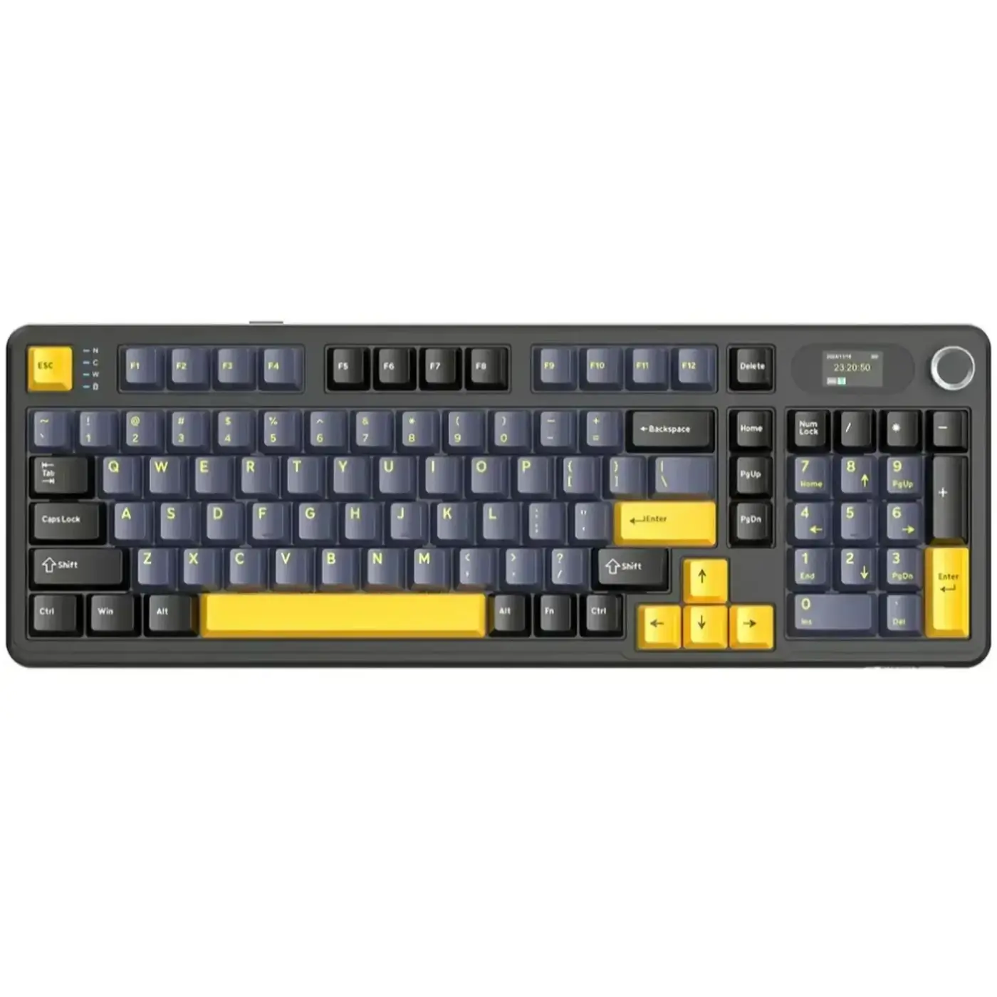 Купити Клавіатура Attack Shark X98 Pro RGB Wireless TFT Star Black (X98PROSB_AS) - фото 1