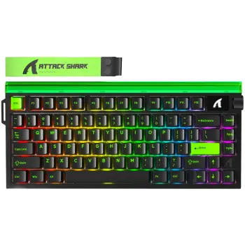 Купити Клавіатура Attack Shark R85 HE RGB USB-C Magnetic Switch Green (R85HEGRN_AS) - фото 1
