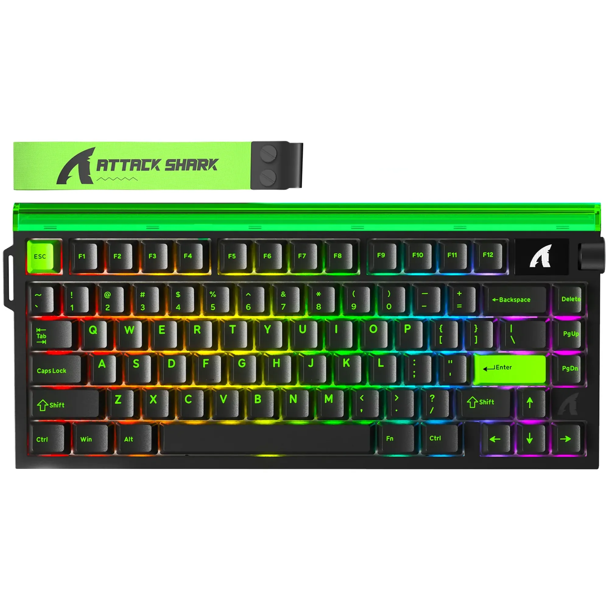 Купити Клавіатура Attack Shark R85 HE RGB USB-C Magnetic Switch Green (R85HEGRN_AS) - фото 1