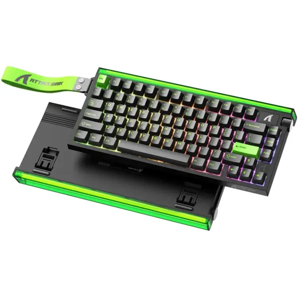 Купити Клавіатура Attack Shark R85 HE RGB USB-C Magnetic Switch Green (R85HEGRN_AS) - фото 2