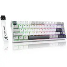 Купити Клавіатура Attack Shark X68 Max HE RGB USB-C Starlight White (X68MAXSW_AS) - фото 2