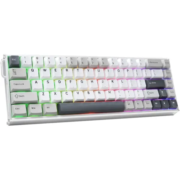 Купити Клавіатура Attack Shark X68 Max HE RGB USB-C Starlight White (X68MAXSW_AS) - фото 3